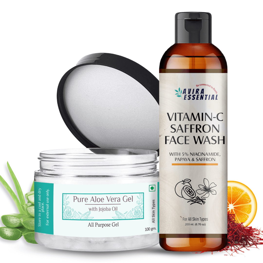 Vitamin 'C' Saffron Face Wash & Aloe Vera Gel