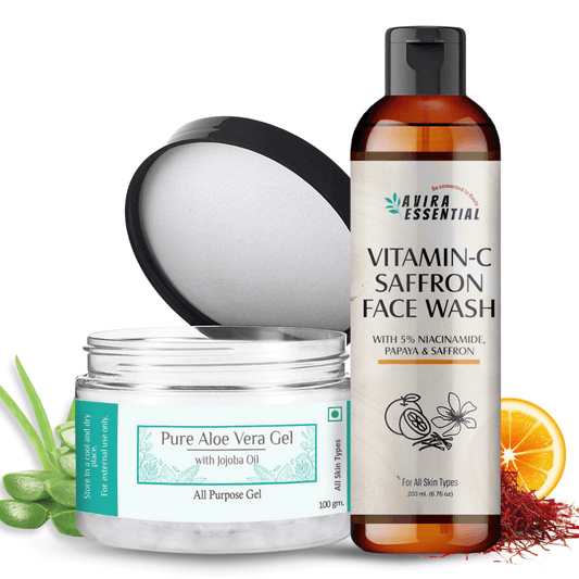 Vitamin 'C' Saffron Face Wash & Aloe Vera Gel